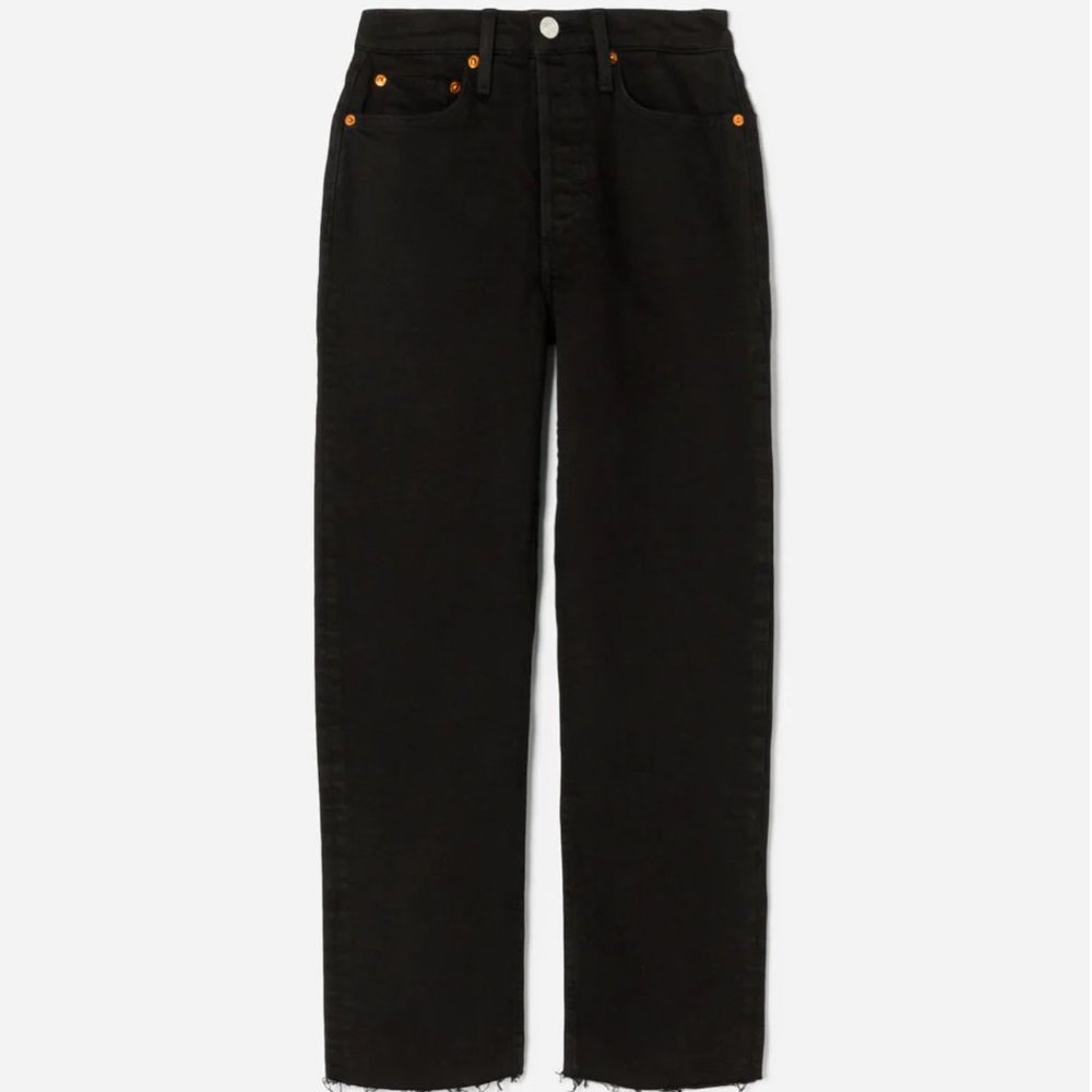 RE/DONE High Rise Stove Pipe - Black, Size 24